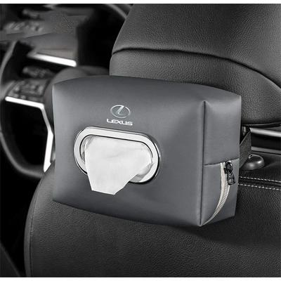 5 Colors Leather Car SeatBack Armrest Box Tissue Storage Bag Interior Practical Decoration Styling Accessories