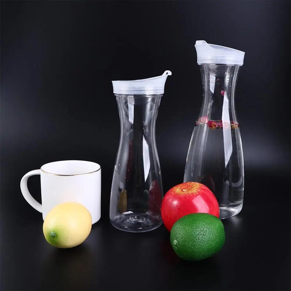 Strapazierfähiger Haushalt Transparenter Teekrug für Kaltgetränke Barzubehör Wasserflasche Limonadenkrug Saftkrug Wasserkaraffe