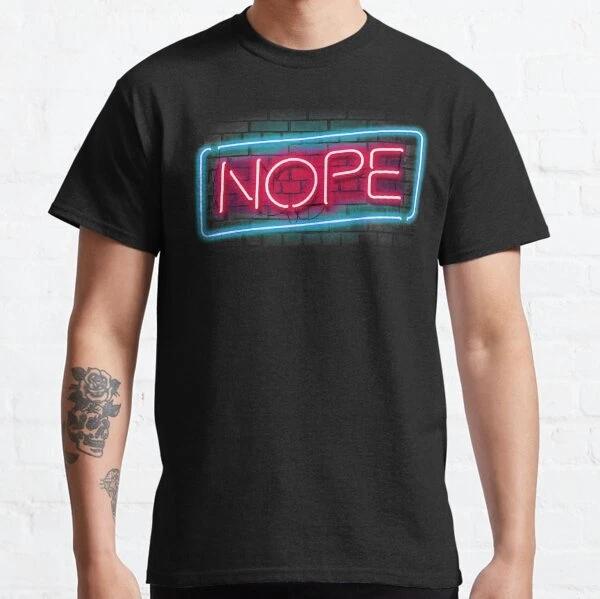Nope Vintage Gift Retro Nope Funny Classic T-Shirt S-3XL 3XL