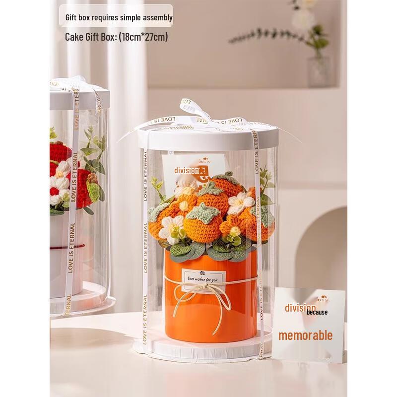 Teacher s Day Knitted Persimmon Flower Bouquet