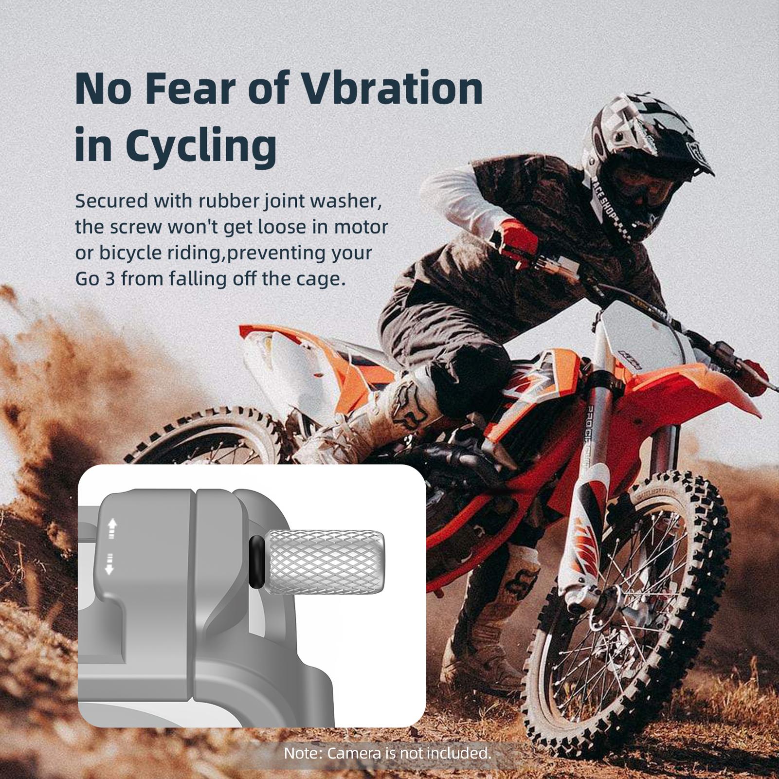 aMagisn AG01 Спортивная видеокамера Клетка для камеры из алюминиевого сплава с двумя — фото 9