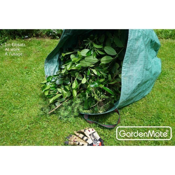 Sacs de jardin - gardenmate - lot de 5 - 500l - indéchirables - hydrofuges
