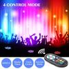Datewink 2/4PCS Flat Par Lights 36LEDs RGB Stage Lighting Effect DMX512 Control For DJ Disco Church Wedding Party Club Christmas