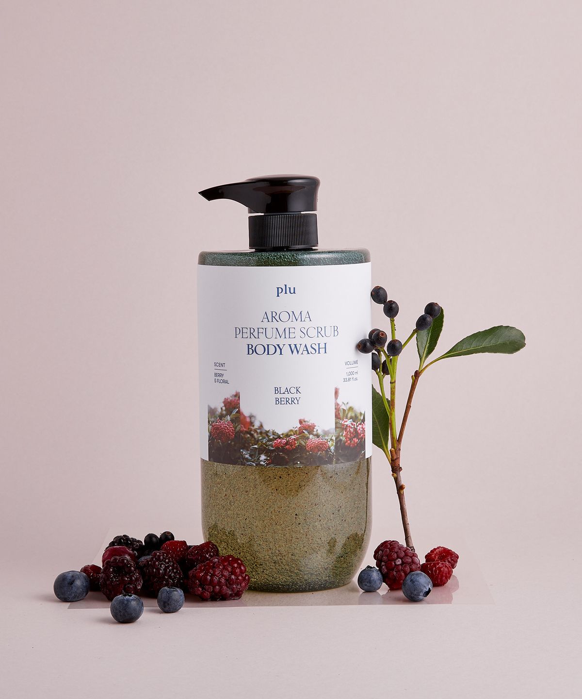 Aroma Perfume Scrub Body Wash Blackberry 1000ml
