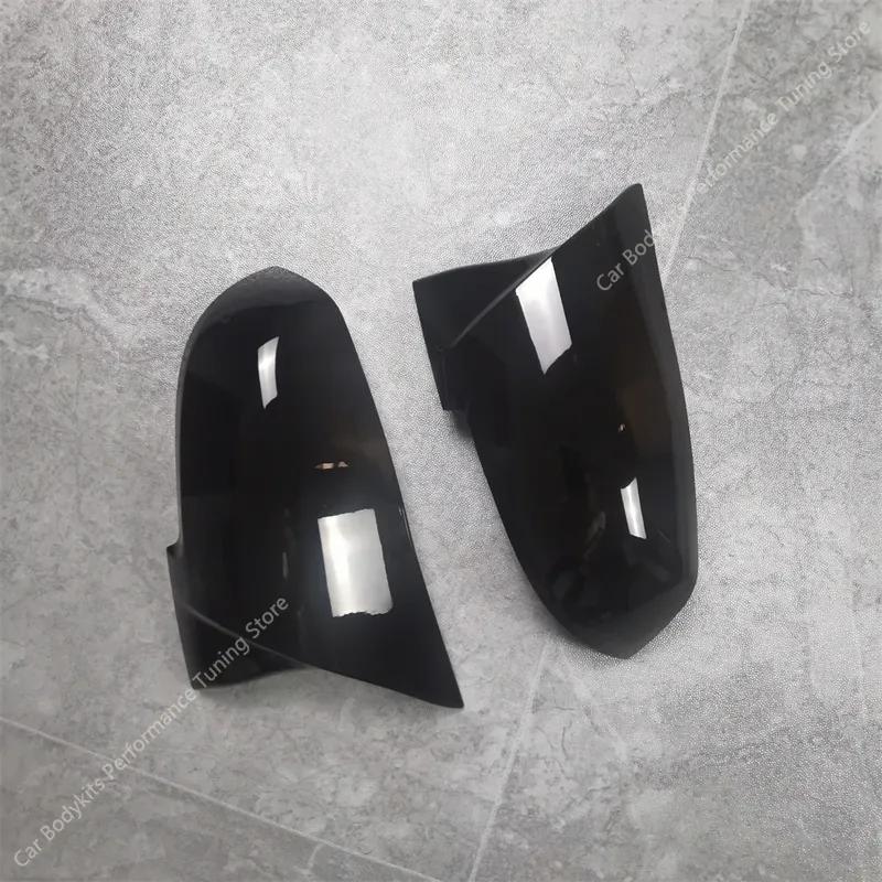 For BMW F20 F21 2pcs M Style Gloss Black Car Rear View Mirror Cover Caps Trim Shell Frame 118i 120i 120d 125i 125d M135i M140i