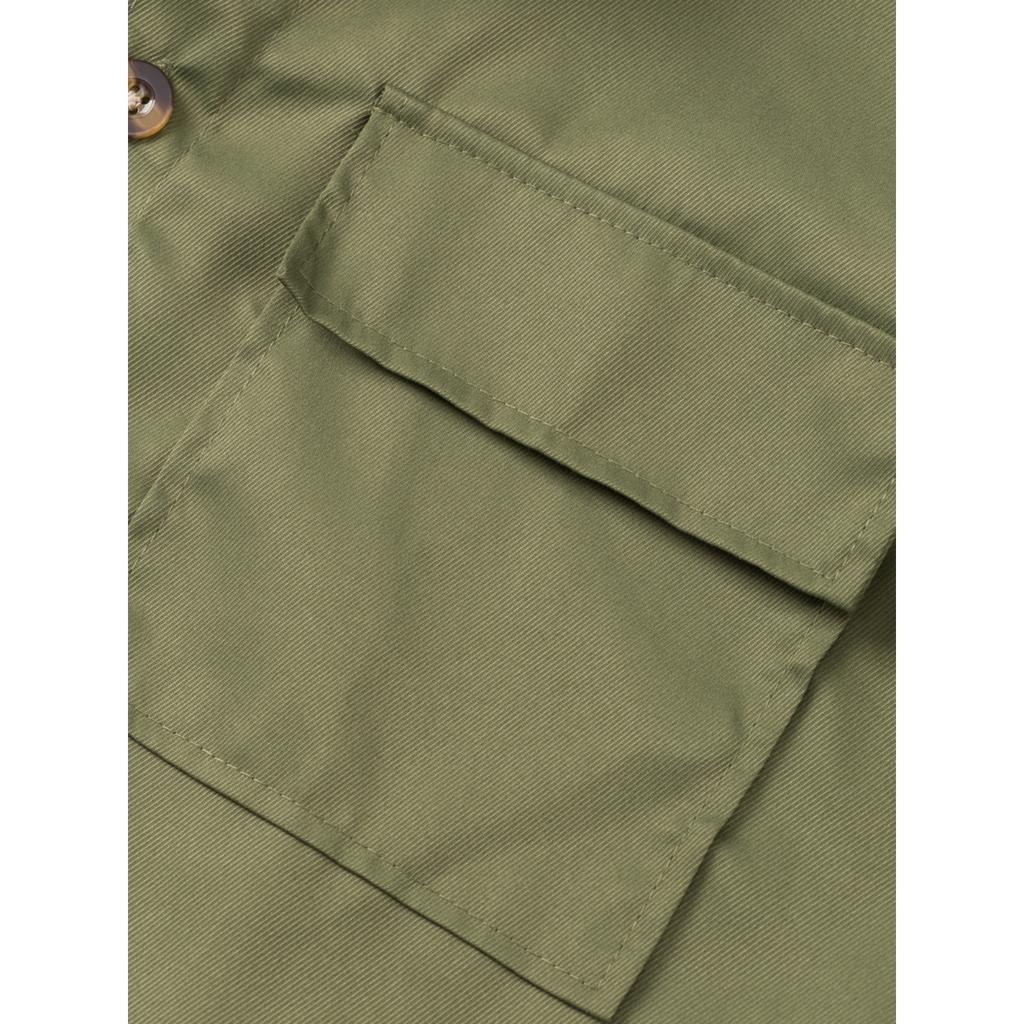 Camicia Estiva alla Moda da Uomo con Doppia Tasca - Camicia Casual Sportiva da Uomo con Bottoni a Maniche Corte