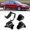 Aluminum B & D Series Engine Motor Mounts Bracket Kit Fit for Honda Civic 19962000 Black
