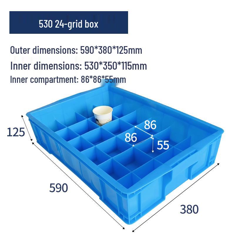 Plastic Multi-Compartment Tool Storage Box