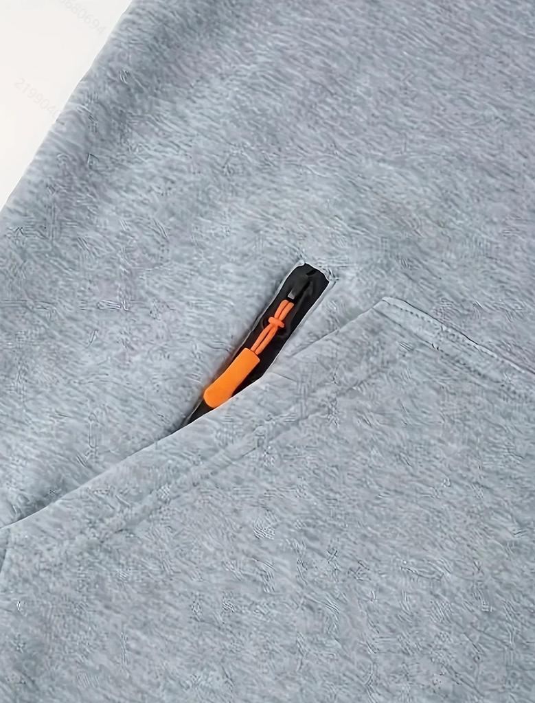 Pánská jarní a podzimní mikina s kapucí a zipem - Mikina s kapucí & Ležérní bunda