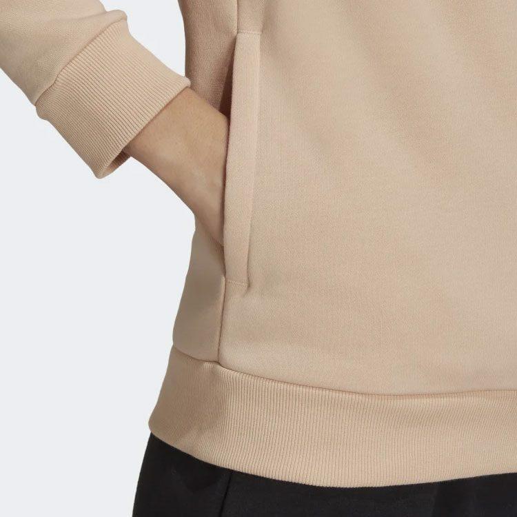 Adidas Sweatshirts Women's Flesh Hooded Moderate Regular H07891