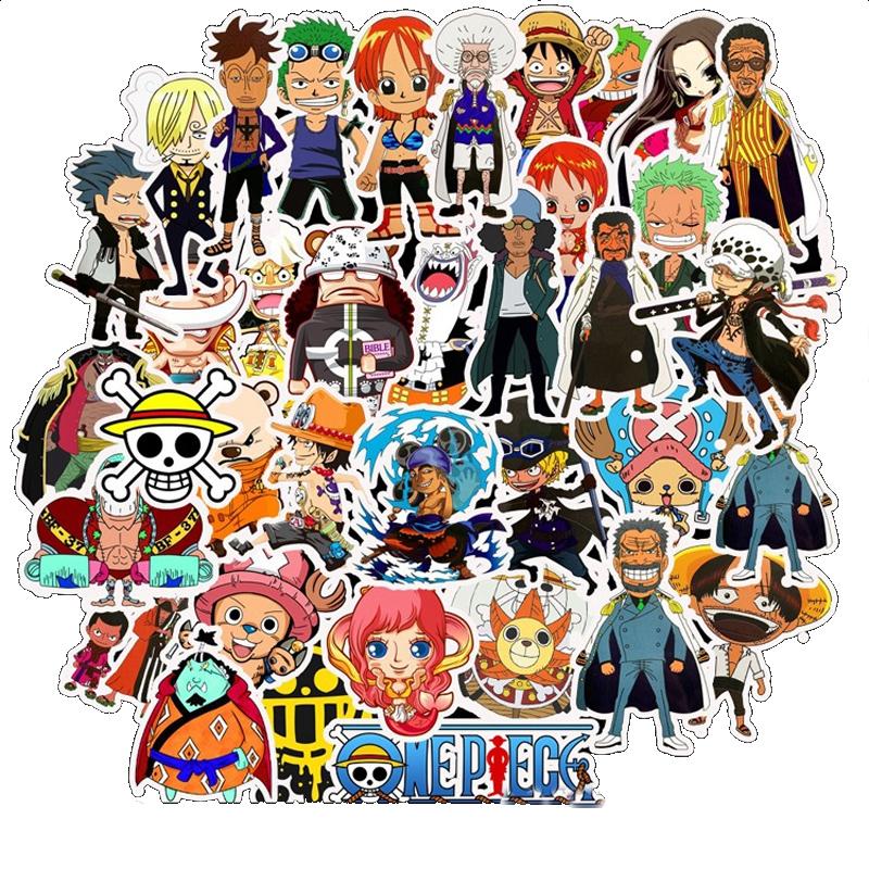 50pcs Anime One Piece Pegatinas Para Skateboard Nevera Guitarra Laptop Motocicleta Viaje Equipaje Cartoon Sticker Comprar A Buen Precio Entrega Gratuita Resenas Reales Con Fotos Joom