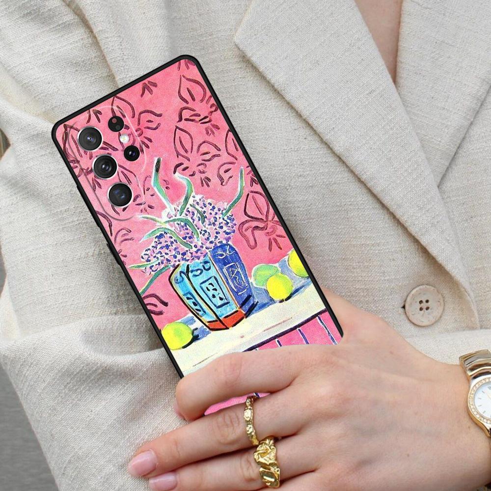 Henri Matisse Art Painting SOFT Cell Phone Case for Samsung Galaxy S26 Ultra S25 S24 S23 S22 S21 S20 Note10 Cover