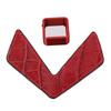 Porta-gesso da biliardo Clip Magnetica Portatile Sezione Singola Custodia per Gesso da Stecca da Pool con Clip da Cintura per Sala Biliardi Rossa