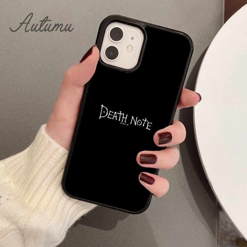 Death Note Anime Phone Case for iPhone 11 12 13 14 Pro Max Mini X XR XS SE 2020 5 6S 7 8 Plus Samsung Galaxy S21 S22 Cover Shell