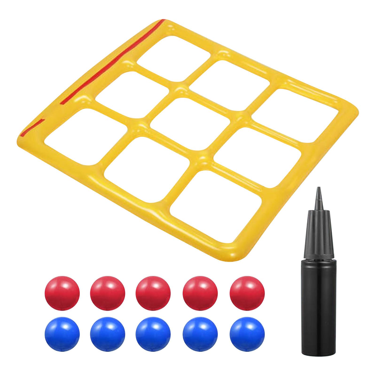 

Игрушки для бассейна, игровой набор, надувной бассейн с 10 мячами, игры в бассейне для взрослых, подростков, детей, 2-10 игроков, украшения для вечеринки у бассейна One Size