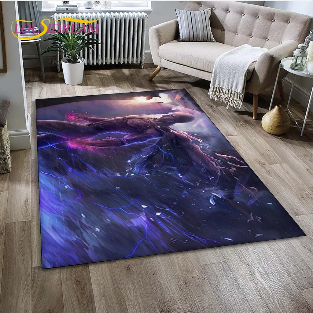 3D ONE PUNCH MAN Anime Cartoon  Area Rug,Carpet Rug for Living Room Bedroom Sofa Doormat Decoration, Kid Play Non-slip Floor Mat