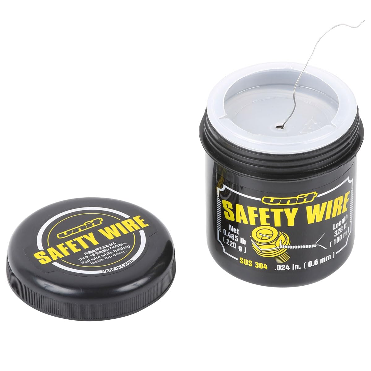 

Dirtfreak D6592 Safety Wire, Stainless Steel, Large Capacity with Case, Grip Stop, Wiring, Drain Bolt (Old Part Number: UN-N1100) серебряный