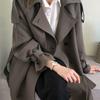 Womens Oversized Trench Coat 2026 Plus Size A-Line Longline Outerwear Chic Office Lady Style