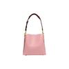 New COACH Willow Pebbled Grained Leather Bucket Bags Handbag Crossbody Bag Women's Pink C3766-B4VI6