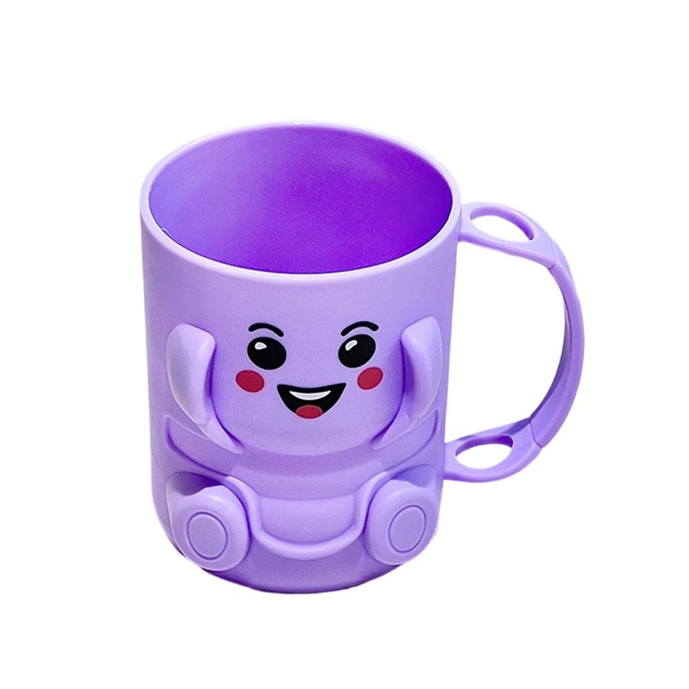 

Cartoon Thickened Toothbrush Cup Plastic Multipurpose Toothbrush Storage Rack Toothbrush Holder for Bathroom Accessory фіолетовий