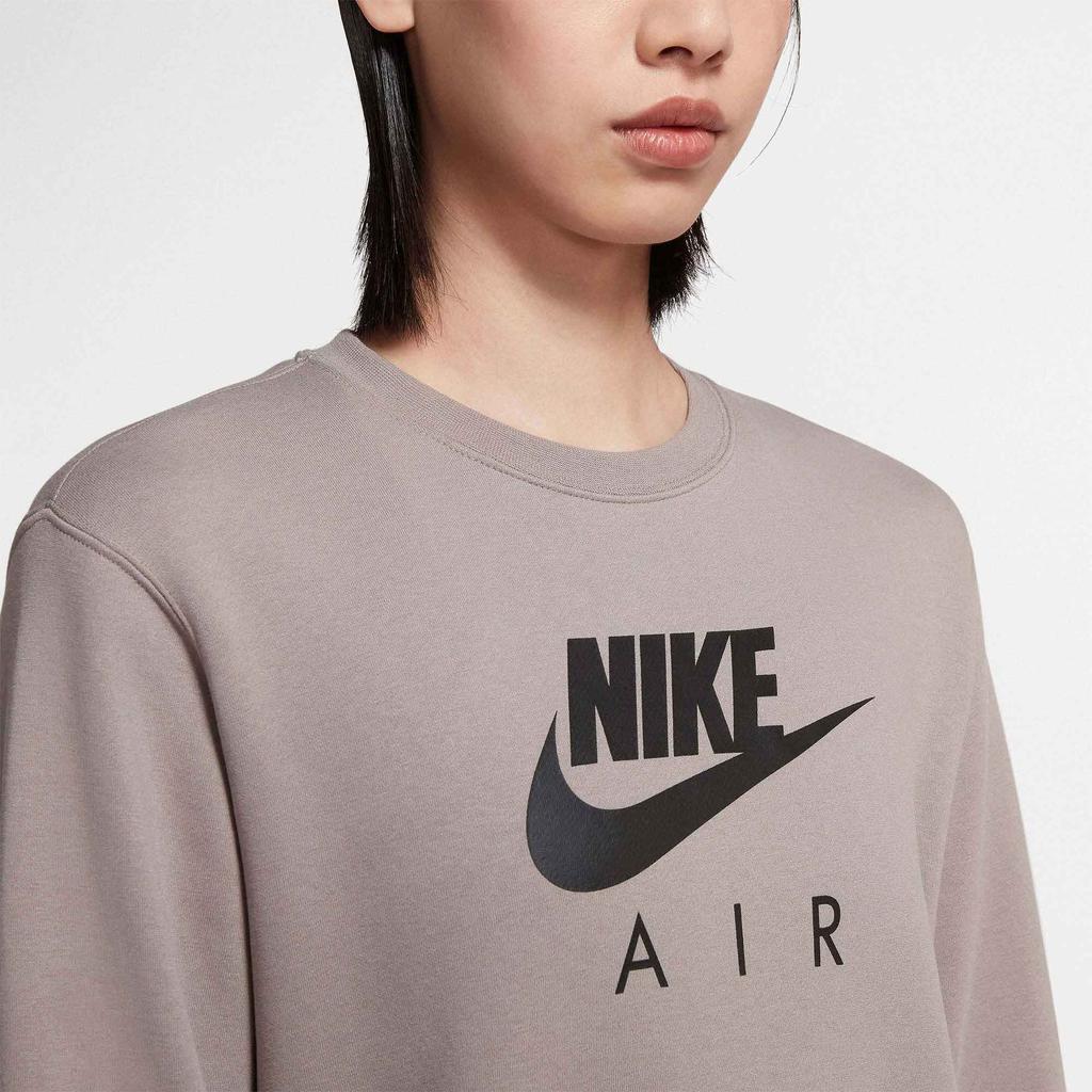Nike Sweatshirts Women's Khaki Crew Neck Moderate Regular BV5135-218