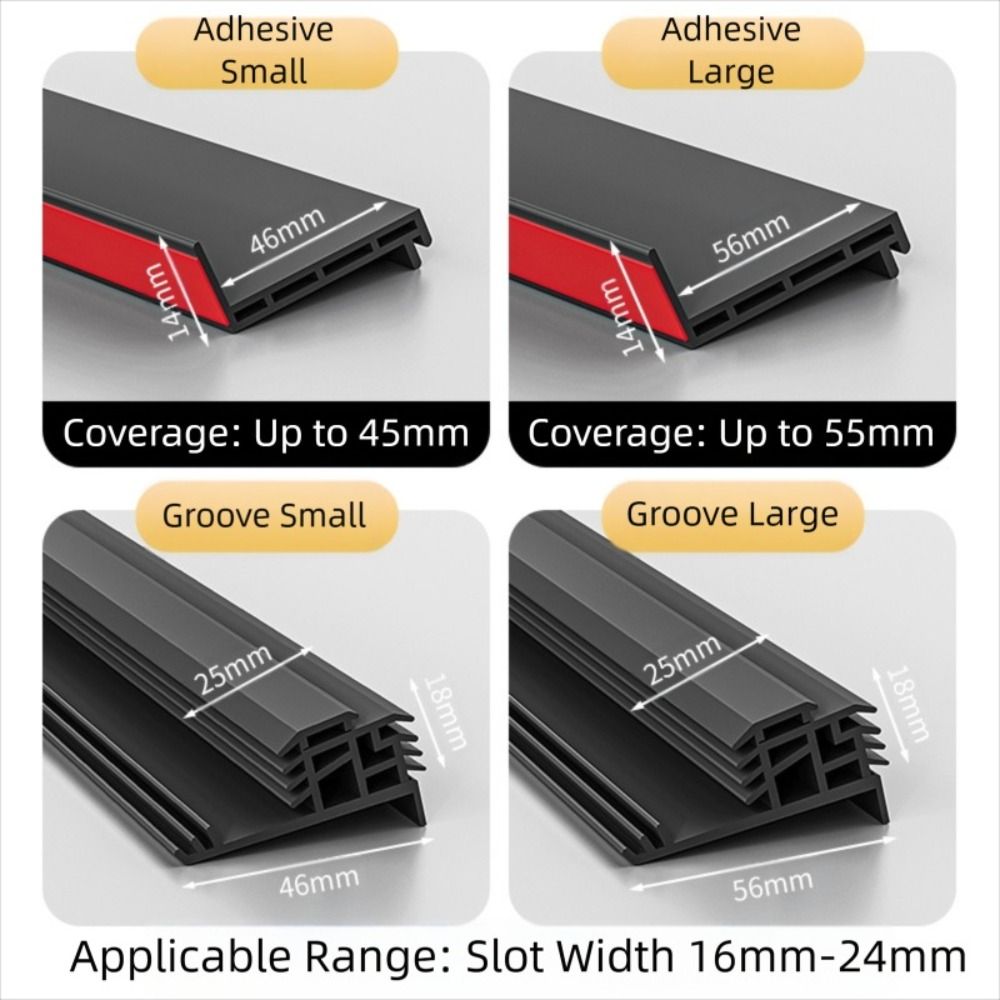 Ainproof Water Backflow Window Water Blocking Bar TPE Leakage Maintenance Sealing Strip Window Edge Waterproof Rain Shield