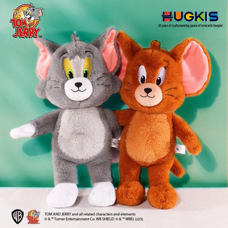 Official Tom and Jerry Cat Plush Doll - Cute Soothing Toy for Boys and Girls