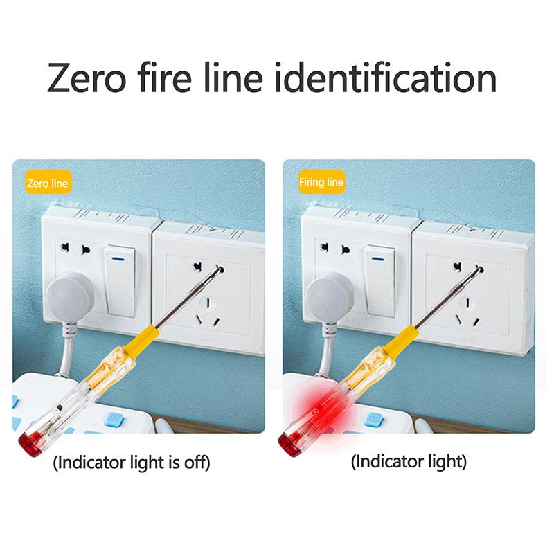AC/DC 100-500V Voltage Detector Tester Screwdriver Pen Non-contact Test Pencil Voltmeter Power Detector Electrical Indicator
