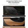 For Xpeng P7 2022 2023 2024 4Pcs Car Door Anti Kick Protection Pad Panel Alcan Tara Suede Auto Doors Anti-Dirty Cover Sticker