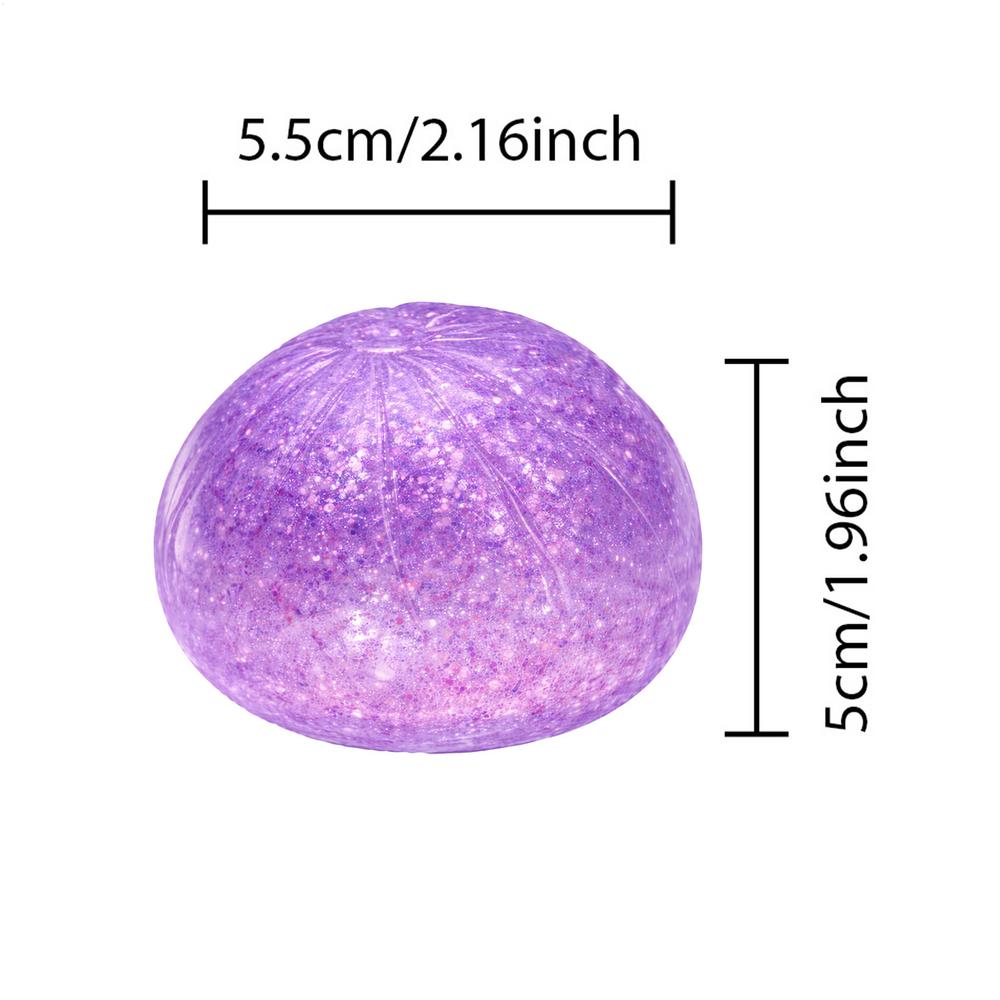 Squeeze Toys Dumpling Slow Rising Sensory Game Shiny Fidget Kneading Toys for Kids Adults Men Women Office Classroom HomeTravel