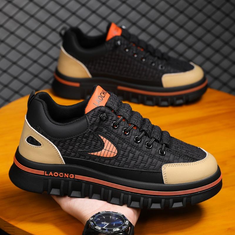 Platform Casual Board Shoes Men Chunky Sneakers Fashion Man's Vulcanize Shoes Non-slip Luxury Brand Men's Sneakers