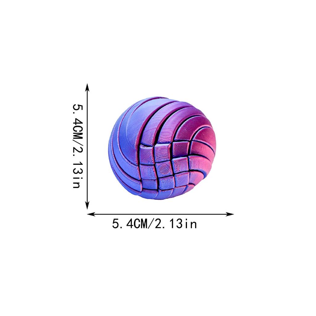 Ungiftiger 3D-Schleimball Fidget Toy Spiral Stressabbau Sensorisches Spielzeug für Kinder Erwachsene Weihnachten Geburtstagsparty Geschenke Angstabbau Spielzeug