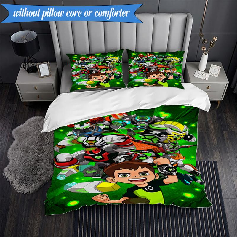 Alien heroes 3pcs K-pop music group Bedding set,Ideal for Bedroom, Dormitory,Including Duvet Cover And 2pcs Pillowcases,Fan gifts
