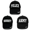 Letter Embroidery Cotton Baseball Hat With Sun Shade For Casual Wear