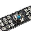 Fashion Luxury Rhinestone Bracelet Jewelry Design Diamond PU Leather Hand Jewelry
