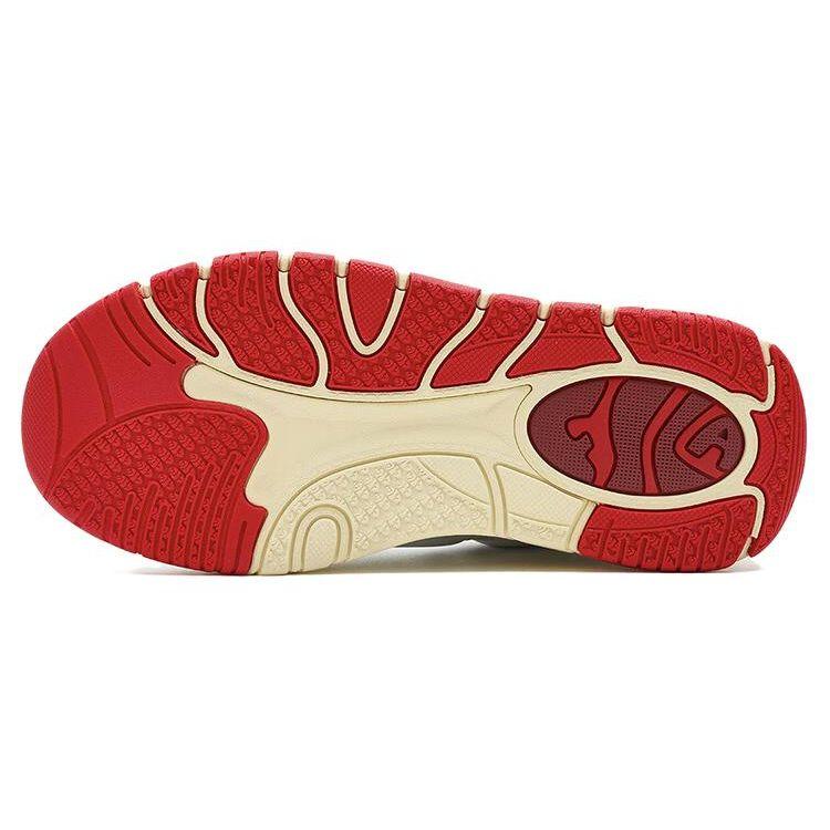 Fila Melt Pioneer Fabric Synthetic Leather Comfortable Daily Wear Lightweight Low-Top Casual Shoes Women Sneaker White Red F12W413205FCA