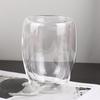 320ml Foreign Wine Glass Modern Drinking Utensils Insulated Beverage Cup Double Layer Glass Juice Coffee Latte Cold Drink Cups
