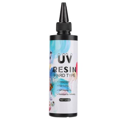 UV Reçine El Yapımı DIY Şeffaf Renk Sararma Önleyici Hızlı Kürlenen Şeffaf UV Yapıştırıcı Yapıştırıcı