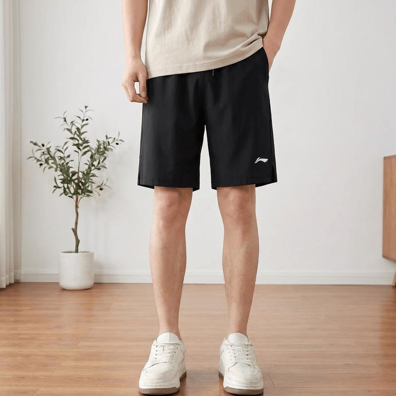 LI-NING Men's Quick-Dry Breathable Summer Sports Shorts
