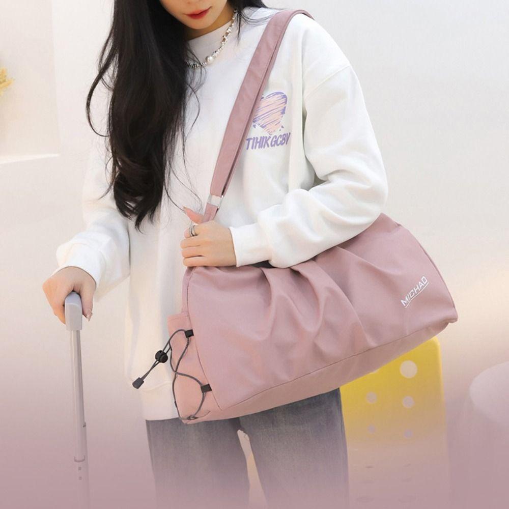 Pure Color Swimming Storage Bag Waterproof Yoga Satchel Bag Fashion Duffle Bag  Travel