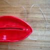 Oversized Lip Party Mask Costume Accessory with Elastic Cord for Photo Booth Use and Stage Gag Costume Wear, Set of 2