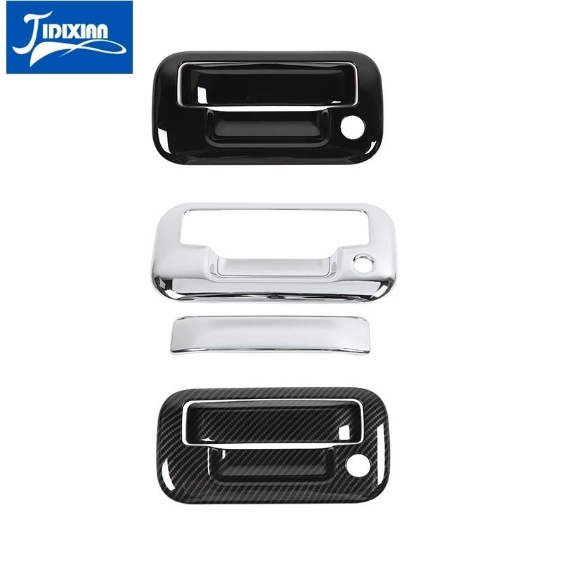 JIDIXIAN Auto Heck Heckklappe Tür Haltegriff Dekoration Abdeckung Zubehör, für Ford F150 2009 2010 2011 2012 2013