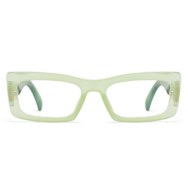 971 Anti-Blue Light White Film Export Modern Narrow Glasses European and American Street Photography Sun Glasses