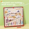 Puzzle Magnetic Wooden Maze With Dinosaur Theme For Kids Development Cognitive