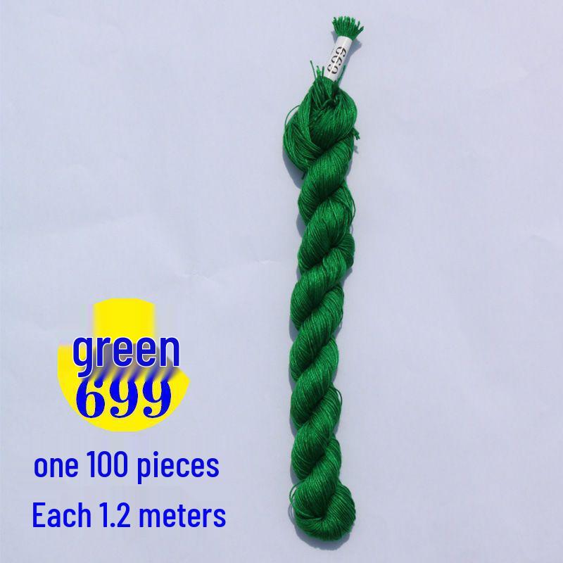 Baumwoll-Kreuzstich-Stickgarn: Handgefertigte Einlegesohlen, Dickes Nähgarn, Eine Farbe pro Stück