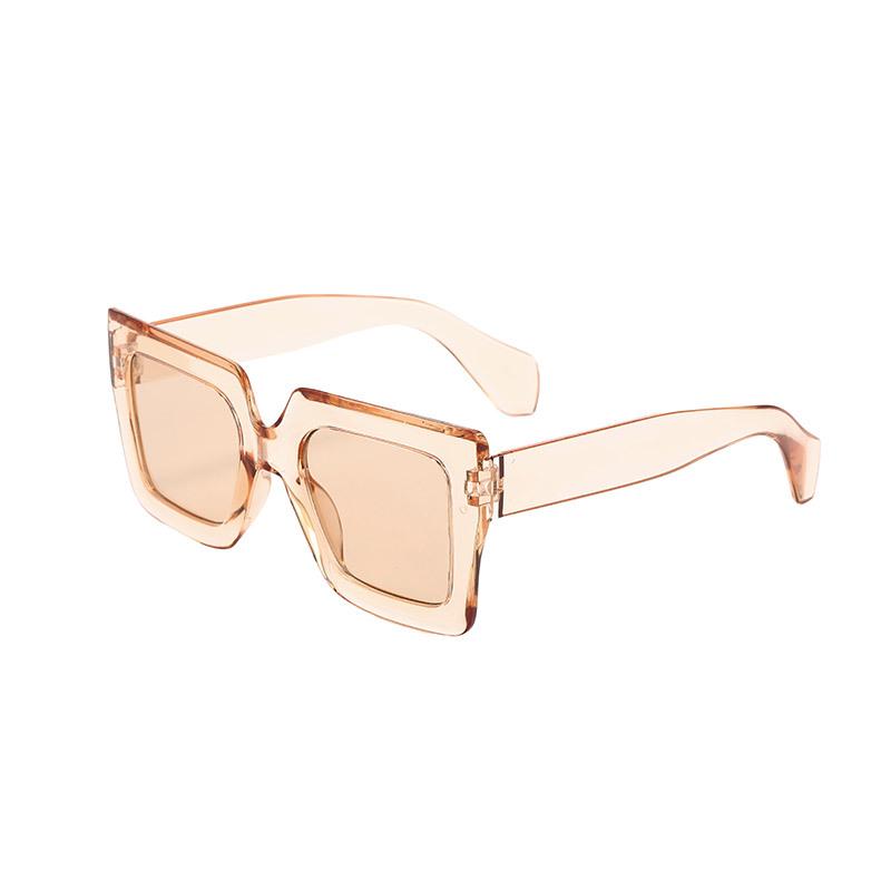 2025 Trendy Oversized Square Frame Sunglasses: Gradient Lenses for Men & Women - European & American Street Style