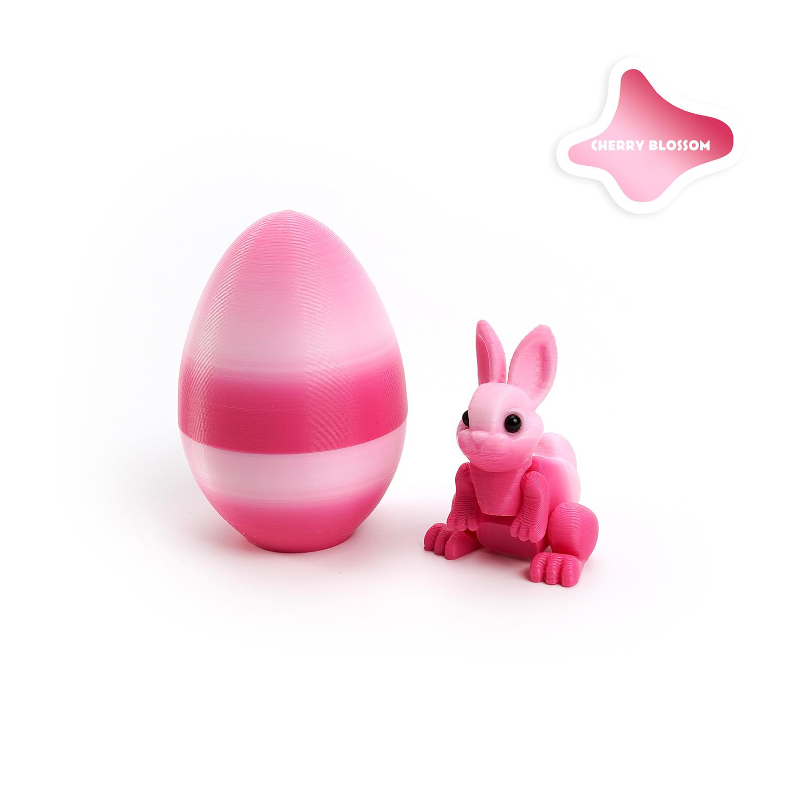 3D Printed Egg Craft Ornaments, Easter Home Decor Bunny Egg Ornaments, Children s Gifts, Party Decorations One Size