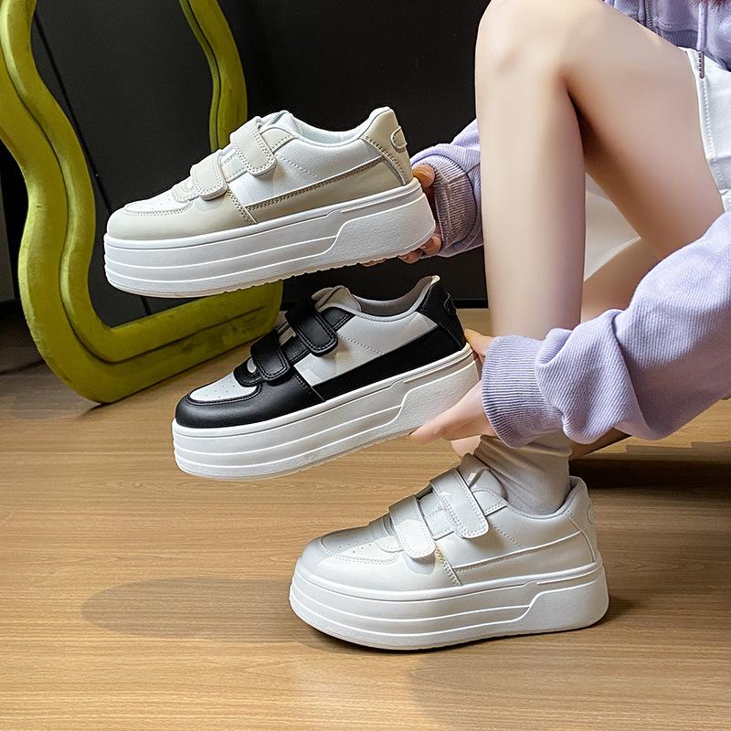 2025 Little White Shoes Women's Spring New Korean Version Ins Female Student Leisure Sports Versatile Nurse Shoes Tide BK6906