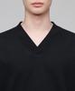 Musinsa Standard Oversized V-Neck Sweatshirt [Black]