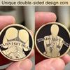 2PCS Heads and Tails Coin Sexy Woman Coin Challaenge Coin Lucky Coin Token Funny Prank Gifts for Coin Collectors